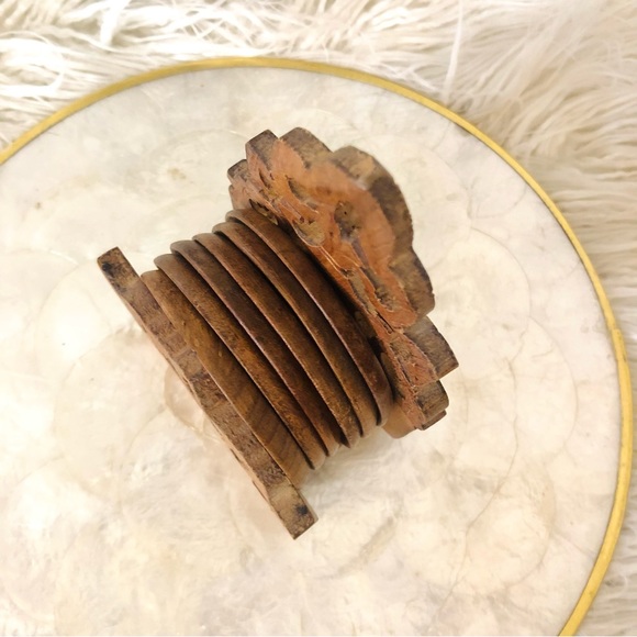 Vintage Coaster Set - Picture 5 of 6